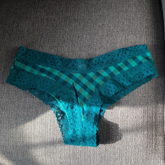 Victoria’s Secret Green Plaid Cheeky Panties Large - Picture 5 of 10